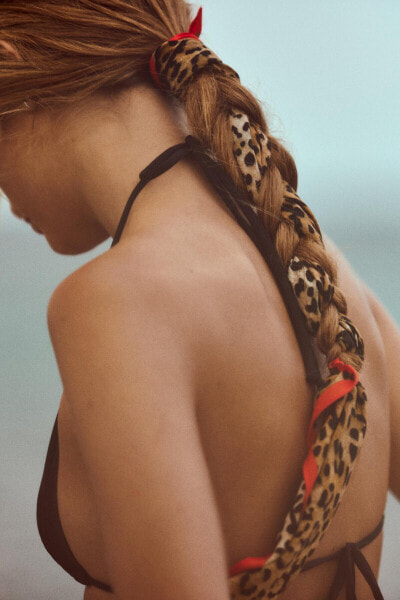 Animal print scarf