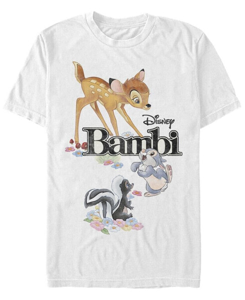 Men's Bambi Bambi Friends Short Sleeve T-shirt