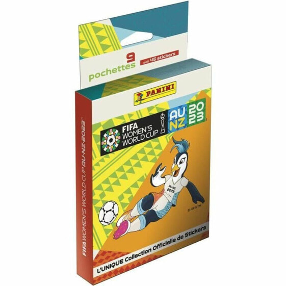 Карточные игры Panini Набор наклеек FIFA Женский Чемпионат Мира AU/NZ 2023 9 конвертов