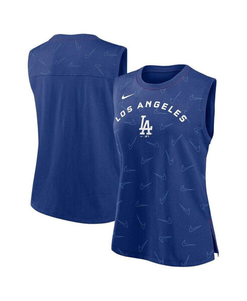 Women's Royal Los Angeles Dodgers Muscle Play Tank Top