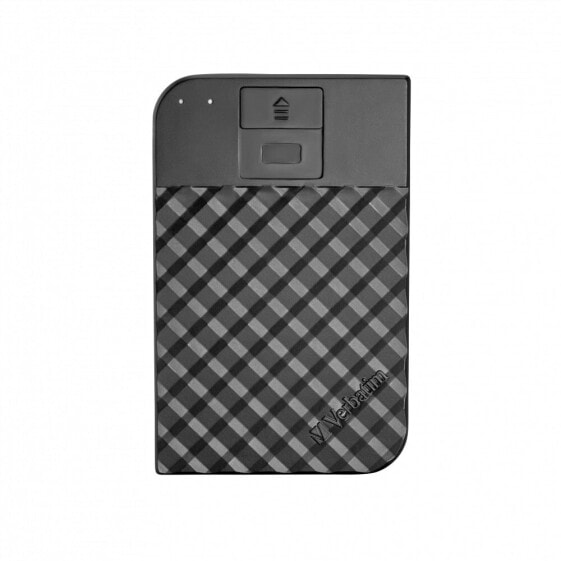 Verbatim Fingerprint Secure Portable Hard Drive 2TB - 2 TB - 3.2 Gen 1 (3.1 Gen 1) - Black