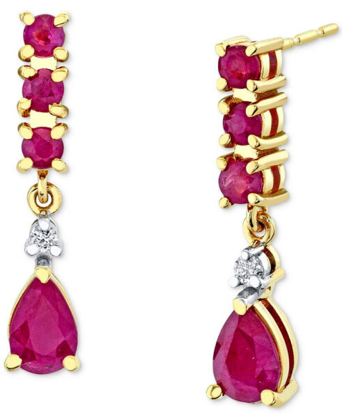 Серьги Macys Ruby & Diamond