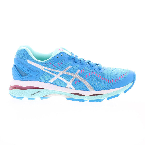 Asics Gel-Kayano T696N-4393 Womens Blue Mesh Athletic Running Shoes 6