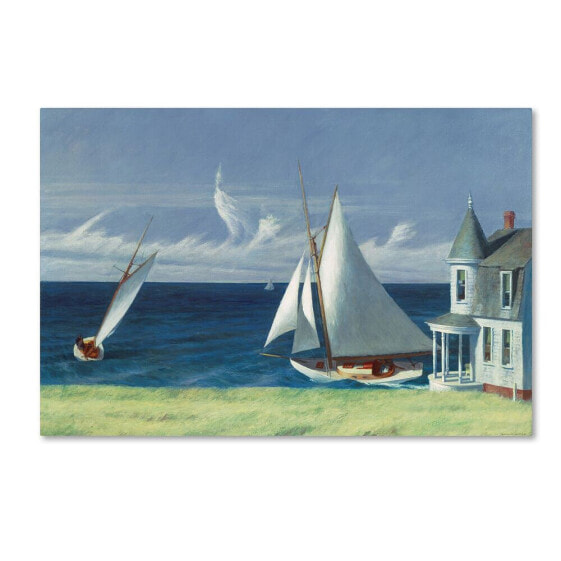 Edward Hopper 'The Lee Shore' Canvas Art - 32" x 22" x 2"