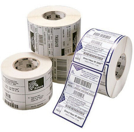 Zebra Z-Perform 1000D - White - Paper - Direct thermal - Permanent - Rectangle