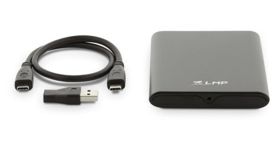 LMP 16117 - HDD/SSD enclosure - 2.5" - Serial ATA - 0.52 Gbit/s - USB connectivity - Black