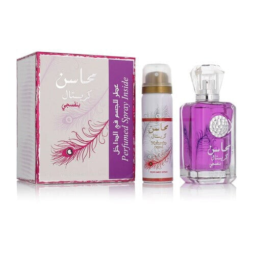 Lattafa Mahasin Crystal Violet Gift Set