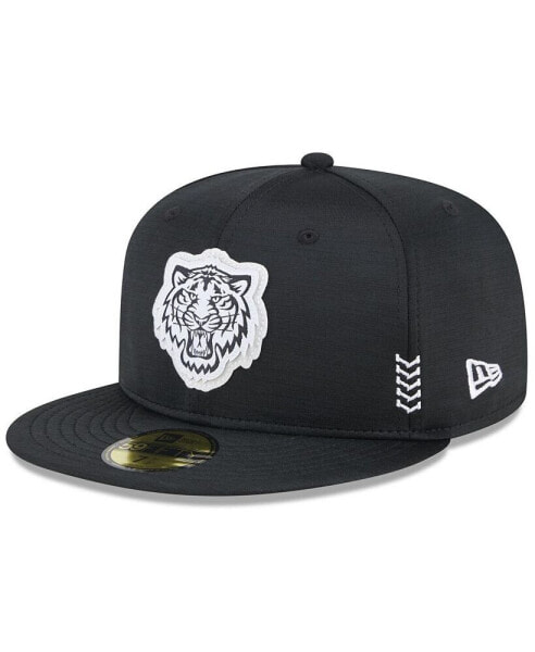 Men's Black Detroit Tigers 2024 Clubhouse 59FIFTY Fitted Hat