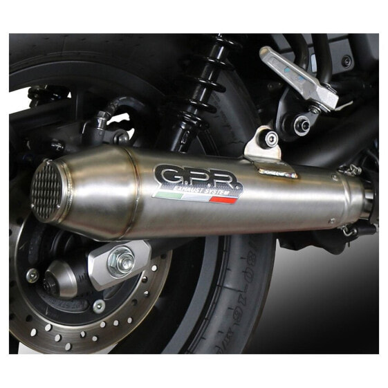 GPR EXHAUST SYSTEMS Ultracone Zontes 350 T1 22-23 Ref:E5.Z.12.ULTRA Homologated Stainless Steel Slip On Muffler
