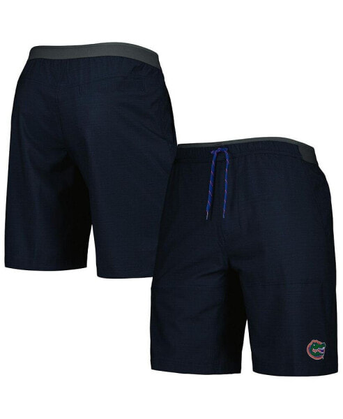 Men's Navy Florida Gators Twisted Creek Omni-Shield Shorts