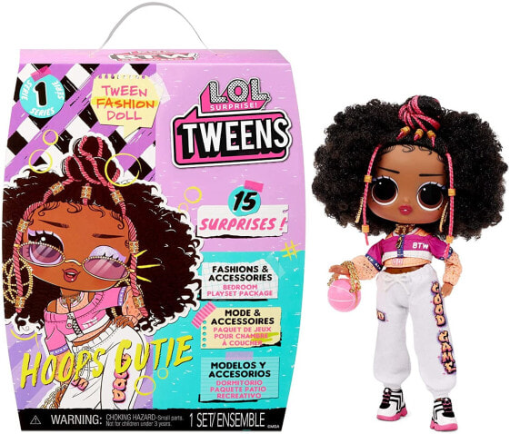 LOL Surprise Tweens Doll - 15 Surprises - Includes Outfits, Accessories, Hair Brush, Hanger, Doll Stand and More - Great Gift for Children - Cherry BB