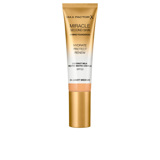 MIRACLE TOUCH second skin found.SPF20 #4-light medium