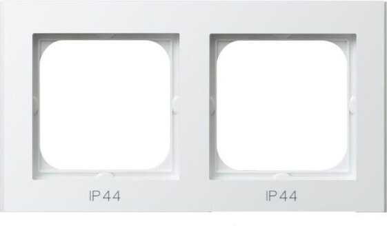 Ospel Ramka podwójna Sonata do łączników IP-44 biały (RH-2R/00)