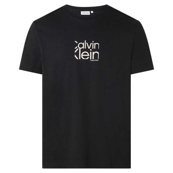 CALVIN KLEIN Matte Front Logo short sleeve T-shirt