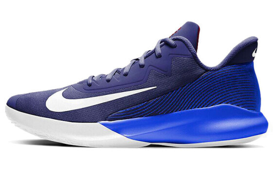 Nike Precision 4 减震 低帮 篮球鞋 男款 白蓝 国外版 / Баскетбольные кроссовки Nike Precision 4 CK1069-400