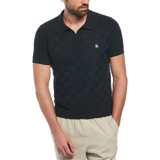 ORIGINAL PENGUIN Jacquard Jonny Collar short sleeve polo