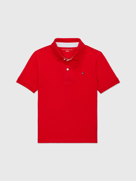 Kids' Solid Stretch Polo