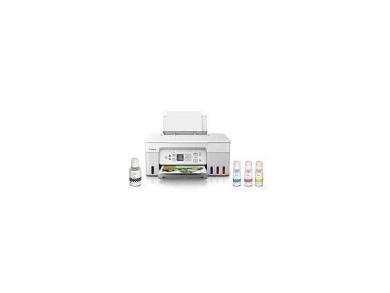 Canon PIXMA G3270 MegaTank All-in-One Wireless Inkjet Color Printer (White)