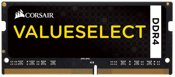 Модуль памяти Corsair ValueSelect CMSO4GX4M1A2133C15, 4 GB, 1 x 4 GB, DDR4, 2133 MHz, 260-pin SO-DIMM
