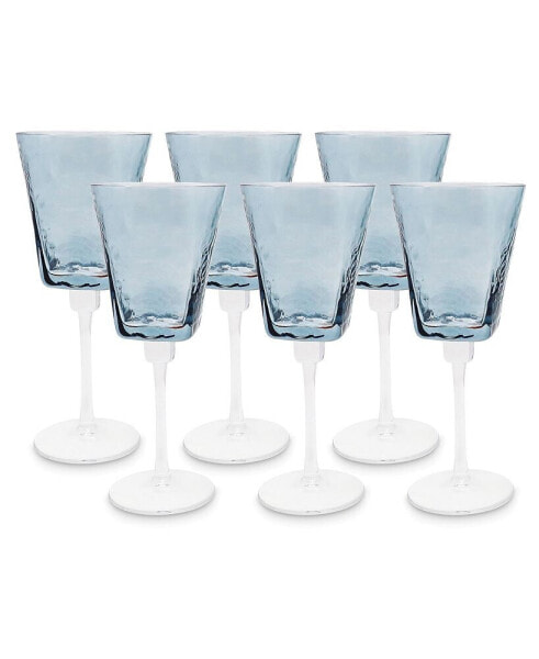 Hammered Water Glasses, Set of 6