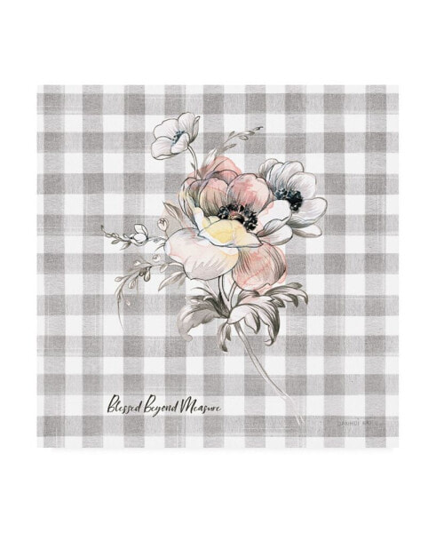 Danhui Nai Sketchbook Garden X Checker Blessed Canvas Art - 15.5" x 21"