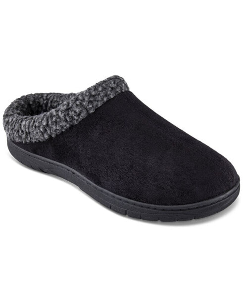 Men's Rolled Collar Fleece-Lined Clogs