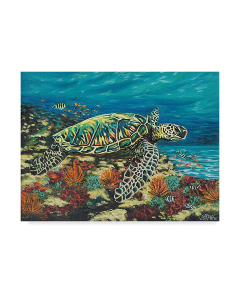 Carolee Vitaletti Deep Sea Swimming II Canvas Art - 15" x 20"