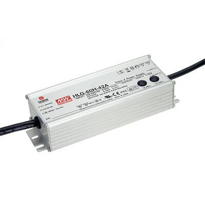 Meanwell MEAN WELL HLG-60H-15B - 60 W - IP20 - 90 - 305 V - 4 A - 15 V - 61.5 mm