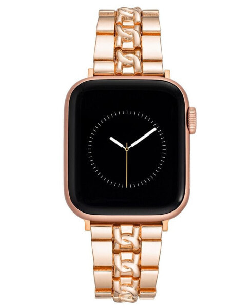 Women's Rose Gold-Tone Alloy Bracelet Compatible with 42mm, 44mm, 45mm, Ultra and Ultra 2 Apple Watch