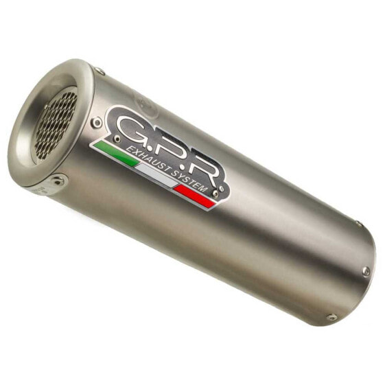 GPR EXHAUST SYSTEMS M3 Natural Titanium Full Line System Trident 660 21-22 Euro 5 CAT Homologated