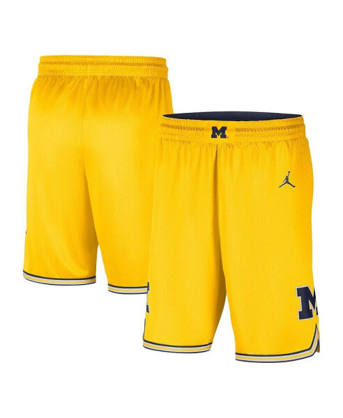 Men's Maize Michigan Wolverines Limited Performance Basketball Shorts