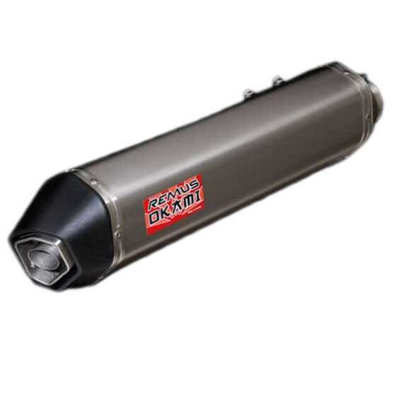 REMUS Okami Titanium VFR 800 FRC79 78 kW 14/VFR 800 X Crossrunner 15 Homologated Slip On Muffler