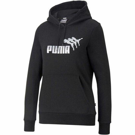 Толстовка с капюшоном женская Puma Metallics Spark Чёрный