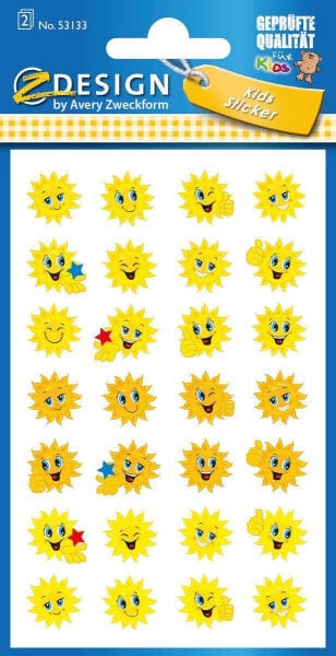 Zdesign Paper stickers - sun (233612)