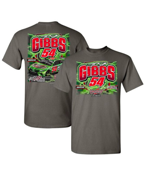 Men's Charcoal Ty Gibbs Interstate Batteries Car T-shirt