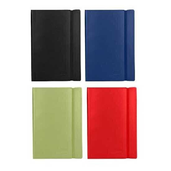 LIDERPAPEL A6 imitation leather notebook 120 sheets 70g/m2 smooth