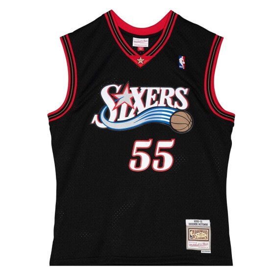 Mens Mitchell & Ness NBA SWINGMAN JERSEY - 76ERS 2000 DIKEMBE MUTOMBO