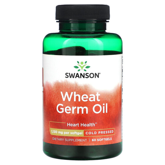 Wheat Germ Oil, 1,130 mg, 60 Softgels