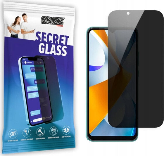 GrizzGlass Szkło prywatyzujące GrizzGlass SecretGlass Xiaomi Poco C40