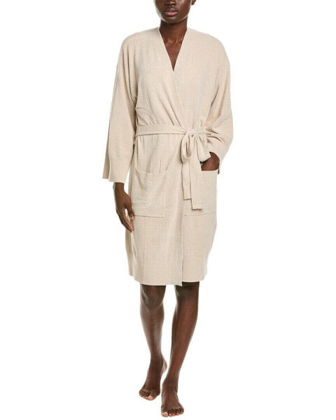 Barefoot Dreams Cozy Chic Ultra Light Dream Robe Women's White M