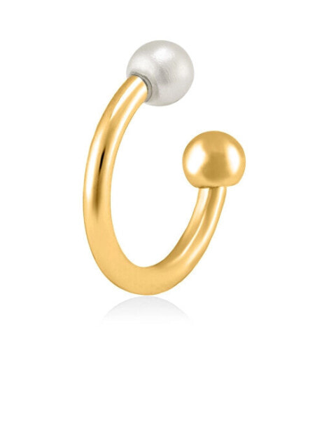 Decent gold-plated single thread earring VBE6012G-PET