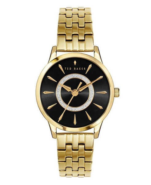 Women's Fitzrovia Charm Gold-Tone Stainless Steel Bracelet Watch 34mm