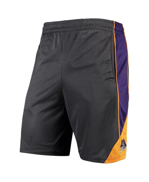 Men's Charcoal ECU Pirates Turnover Team Shorts