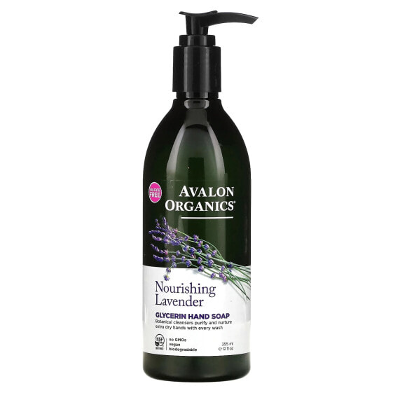 Glycerin Hand Soap, Nourishing Lavender, 12 fl oz (355 ml)