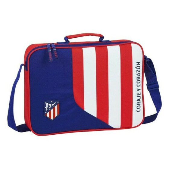 Школьный портфель Atlético Madrid Neptuno Синий Красный Белый (38 x 28 x 6 cm)