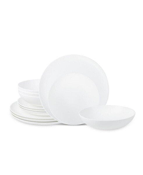 Taglio Bone China 24 Pc. Dinnerware Set, Service for 6