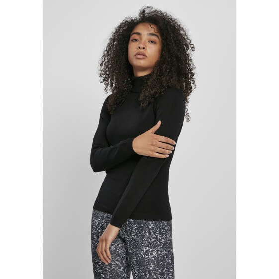 URBAN CLASSICS Turtleneck half zip Sweater