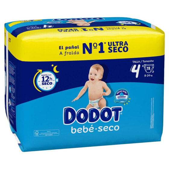 DODOT Stages Size 4 78 Units Diapers