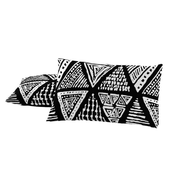 Наволочка для подушки Alexandra House Living Yaqui Чёрный 50 x 75 см (2 шт)