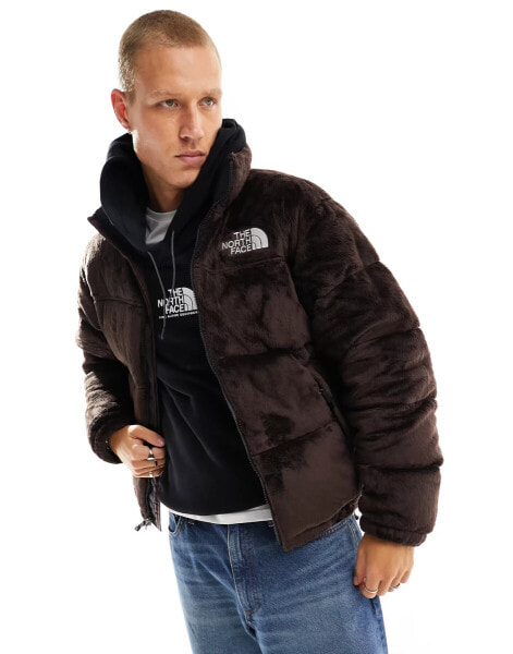 The North Face Nuptse Versa down puffer jacket in brown